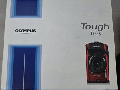 Olympus Tough TG-5 Waterproof Digital Camera with Box, Case, Charger and Accessories