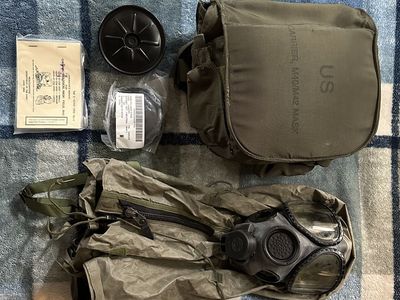 Military issue biological/gas mask