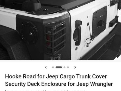 Jeep cargo cover