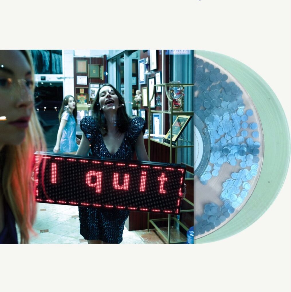 Haim-I Quit-Sequin Glitter Filled Vinyl + Clear LP
