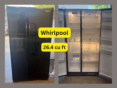 DELIVERY - WORKING 26 cu ft Whirlpool Refrigerator/Freezer - PERFECT TEMPERATURES