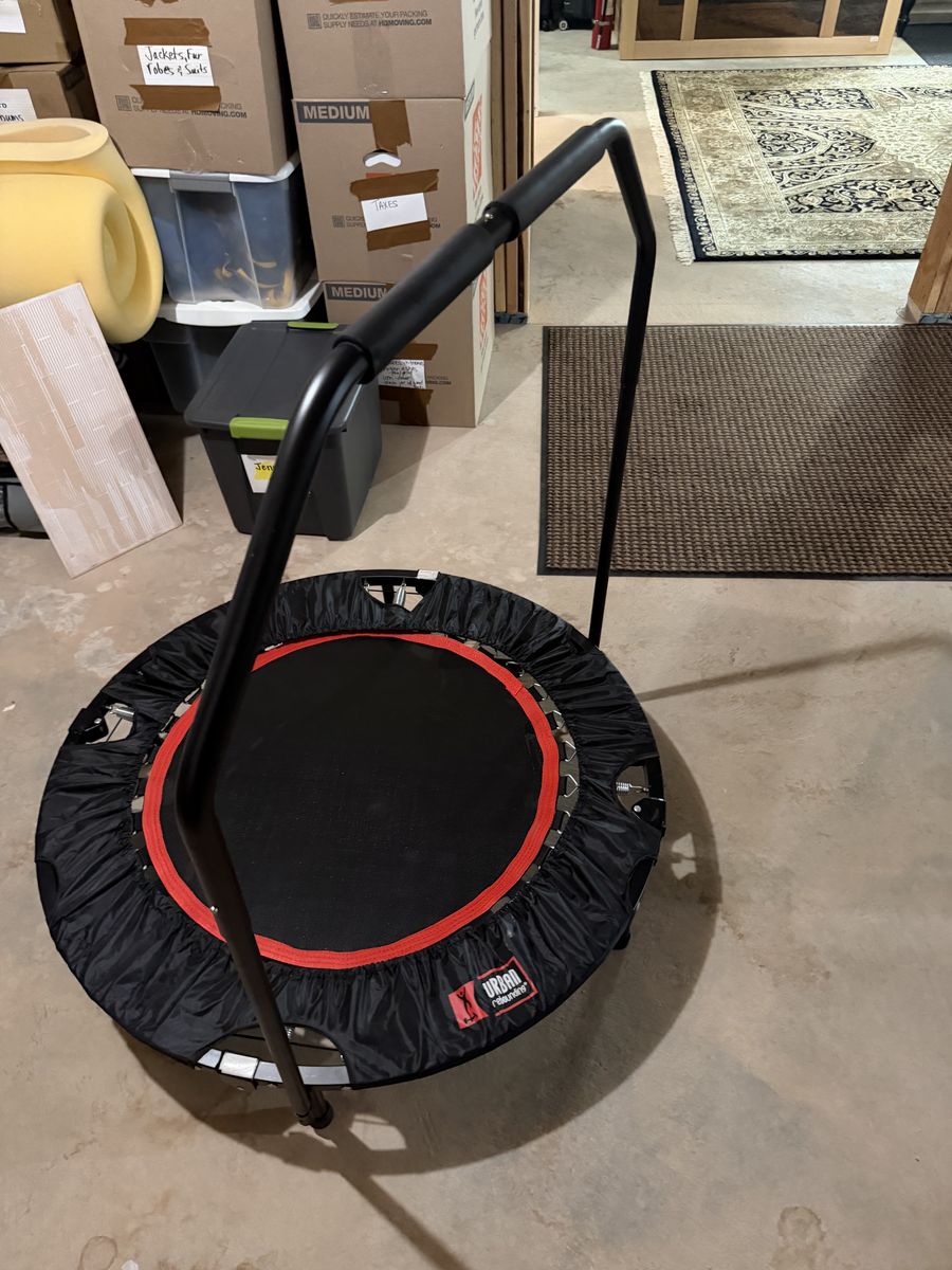 Like new Urban Rebounding trampoline with handle