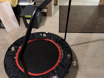 Like new Urban Rebounding trampoline with handle
