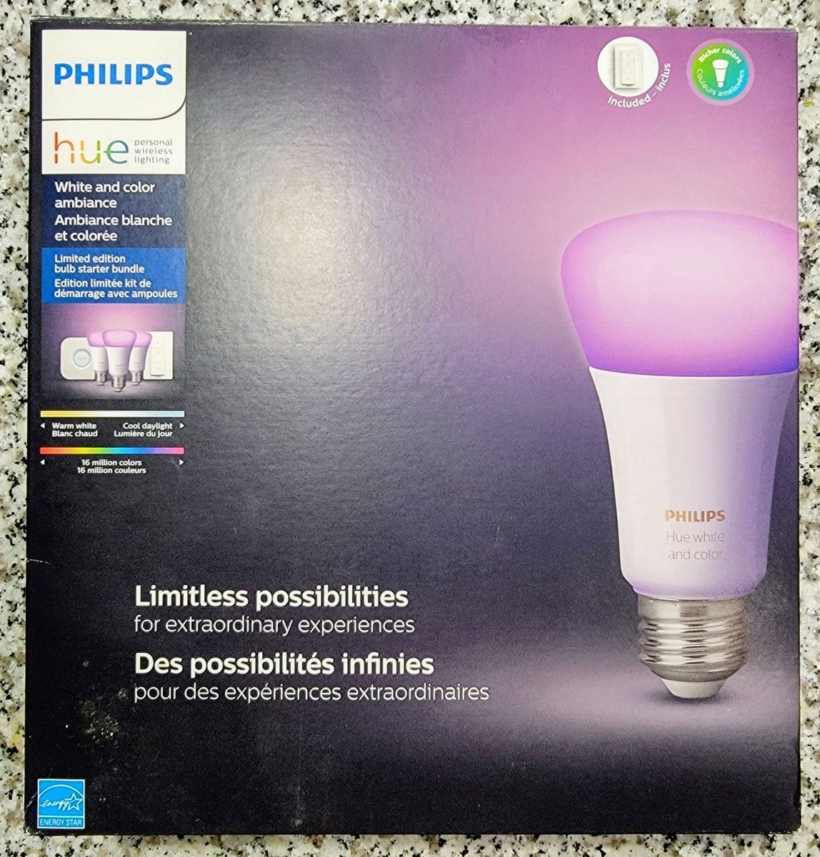 Philips Hue White and Color Ambiance Limited Edition Bulb Starter Bundle