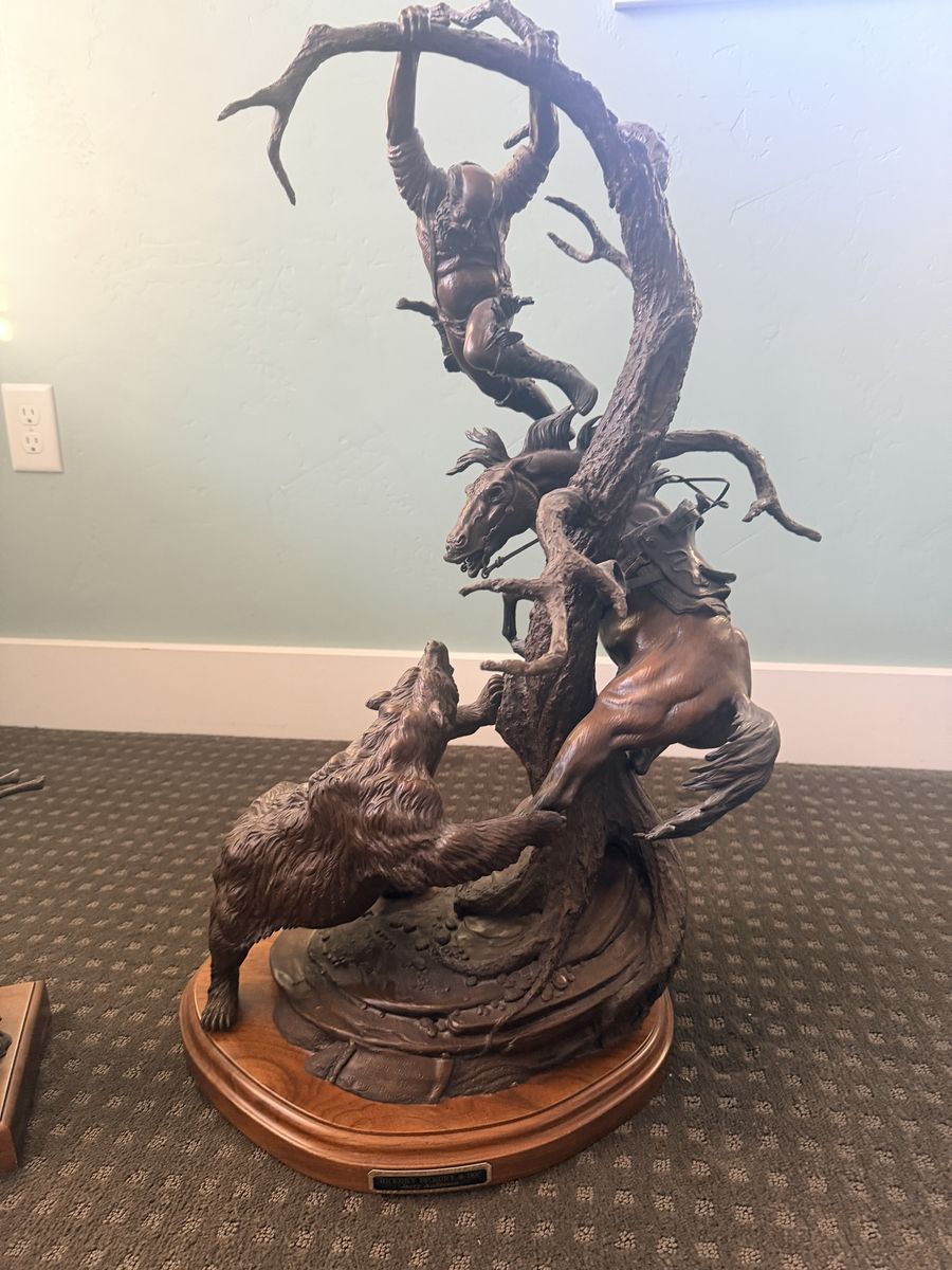 Jerry Anderson "Hickory Dickory & Doc" Bronze Sculpture - Wildlife Art, Numbered 25/45