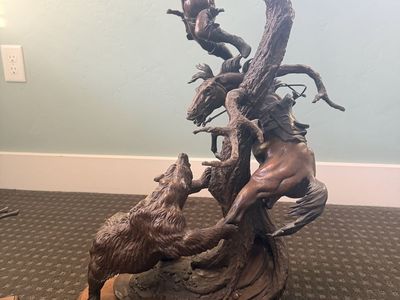 Jerry Anderson "Hickory Dickory & Doc" Bronze Sculpture - Wildlife Art, Numbered 25/45