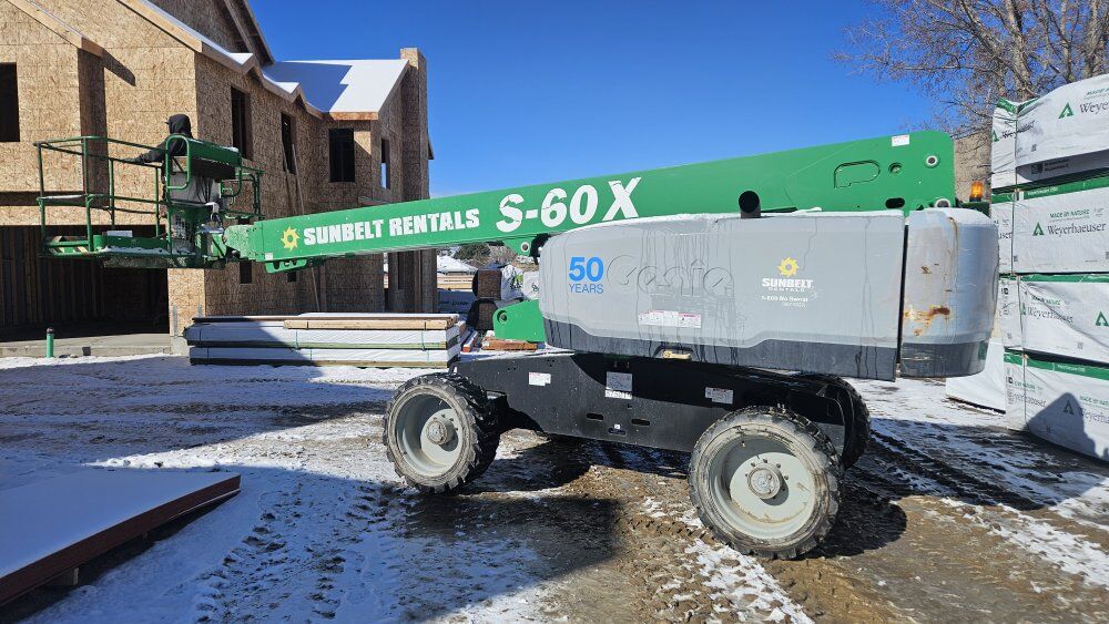 2016 Genie S60X 4WD boom lift