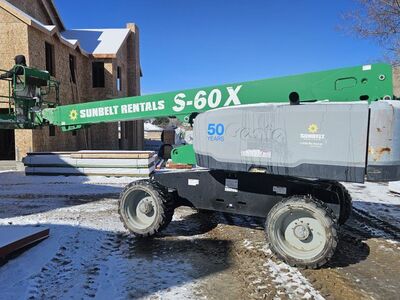 2016 Genie S60X 4WD boom lift