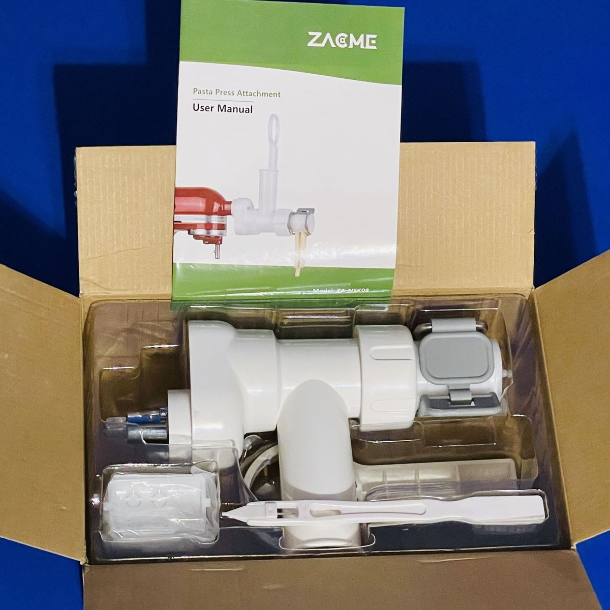 Zacme Pasta Press Attachment for Stand Mixer Model ZA-NSK08