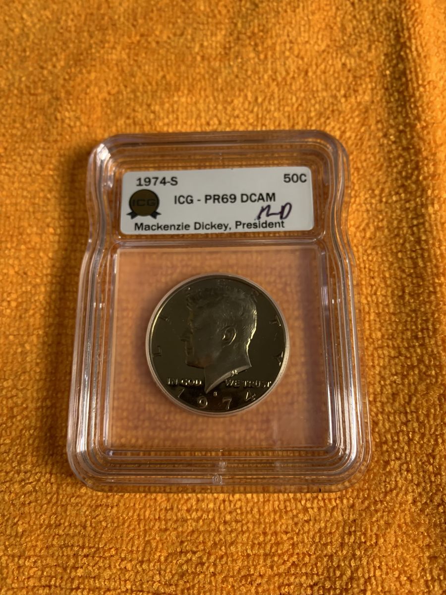 1974-S Kennedy Half Dollar PR69 ICG