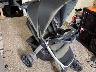 Chicco Bravo Stroller – Foldable, Parent Tray & Storage Basket