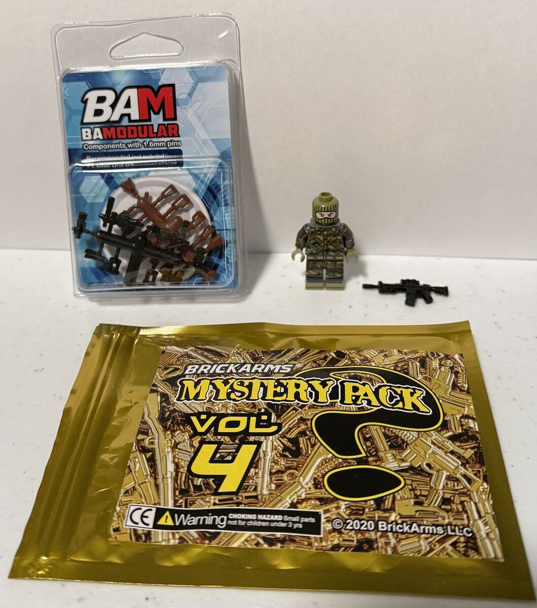 Citizen Brick Combat Enthusiast (Sold Out) w/ Lot of Assorted Brickarms Accessories
