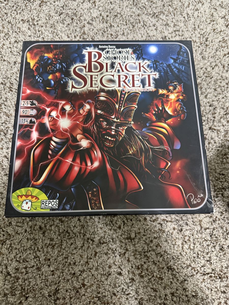 Ghost Stories Black Secret Board Game - Complete, Excellent Condition, Antoine Bauza Design, Ages 13+