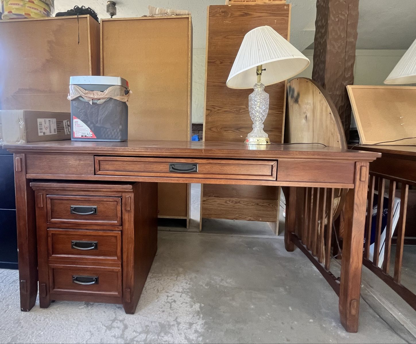 2 Beautiful Mission style oak desks