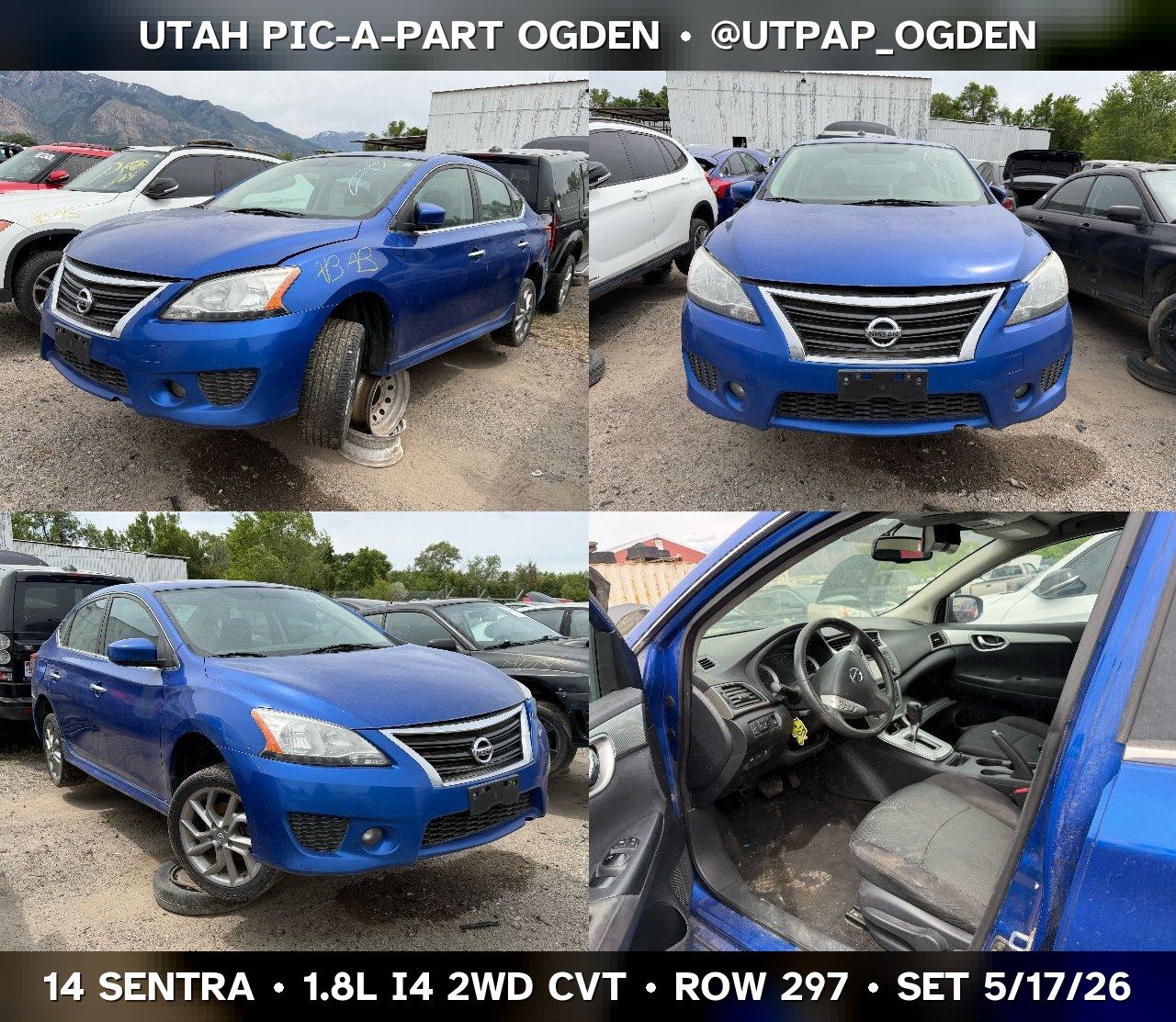 2014 Nissan Sentra Parts - UTPAP Ogden