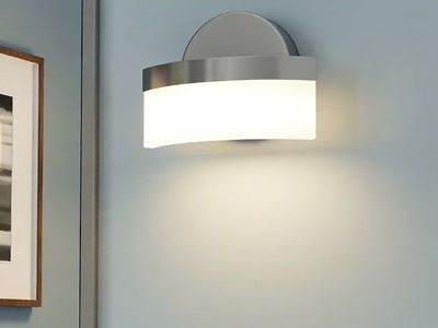 Brushed Nickel Integrated LED Modern/contemporary Bathroom Vanity light