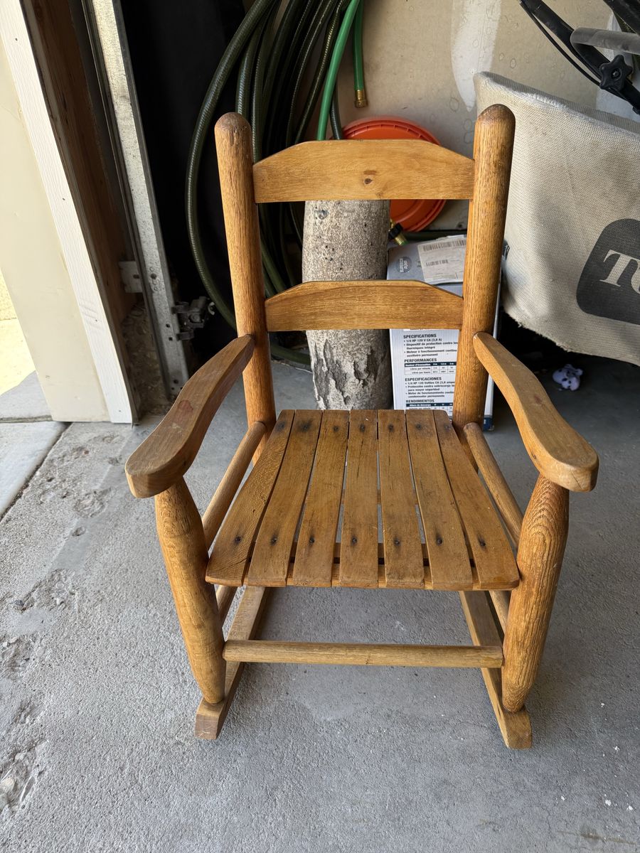 Kids Wooden Rocking Chair
