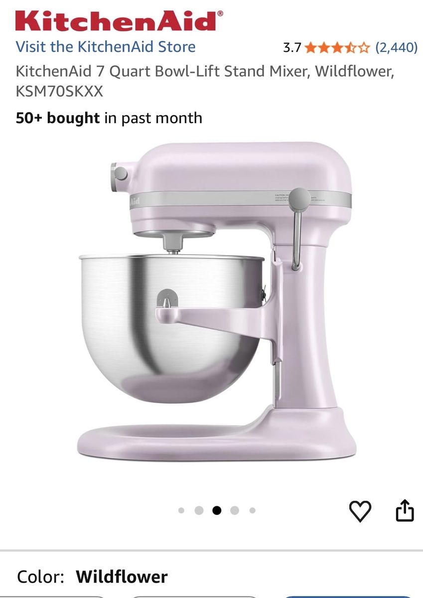 Kitchen aide stand mixer
