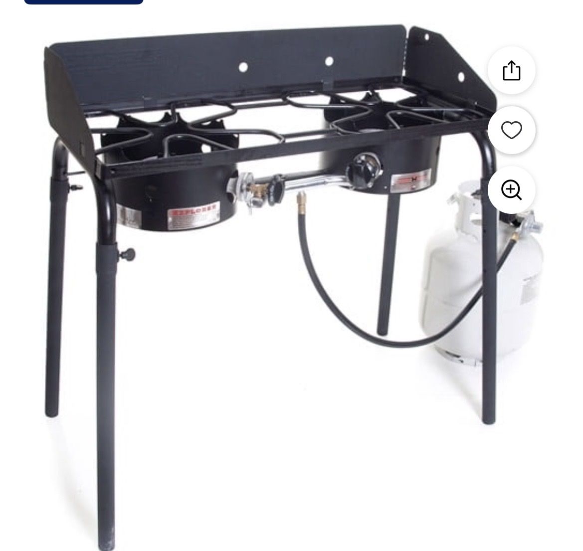 New Camp Chef Explorer 30,000 BTU 2-Burner Propane Stove
