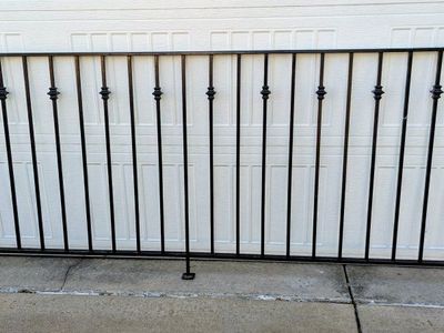 wrought iron interior banister railing - 8ft x 3ft