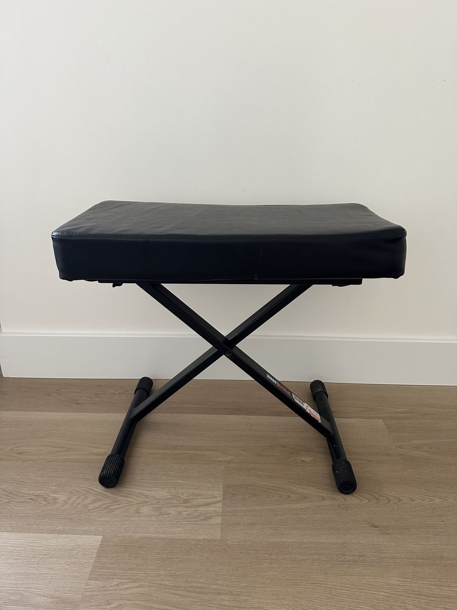 Portable, Foldable Wide Piano / Keyboard Bench