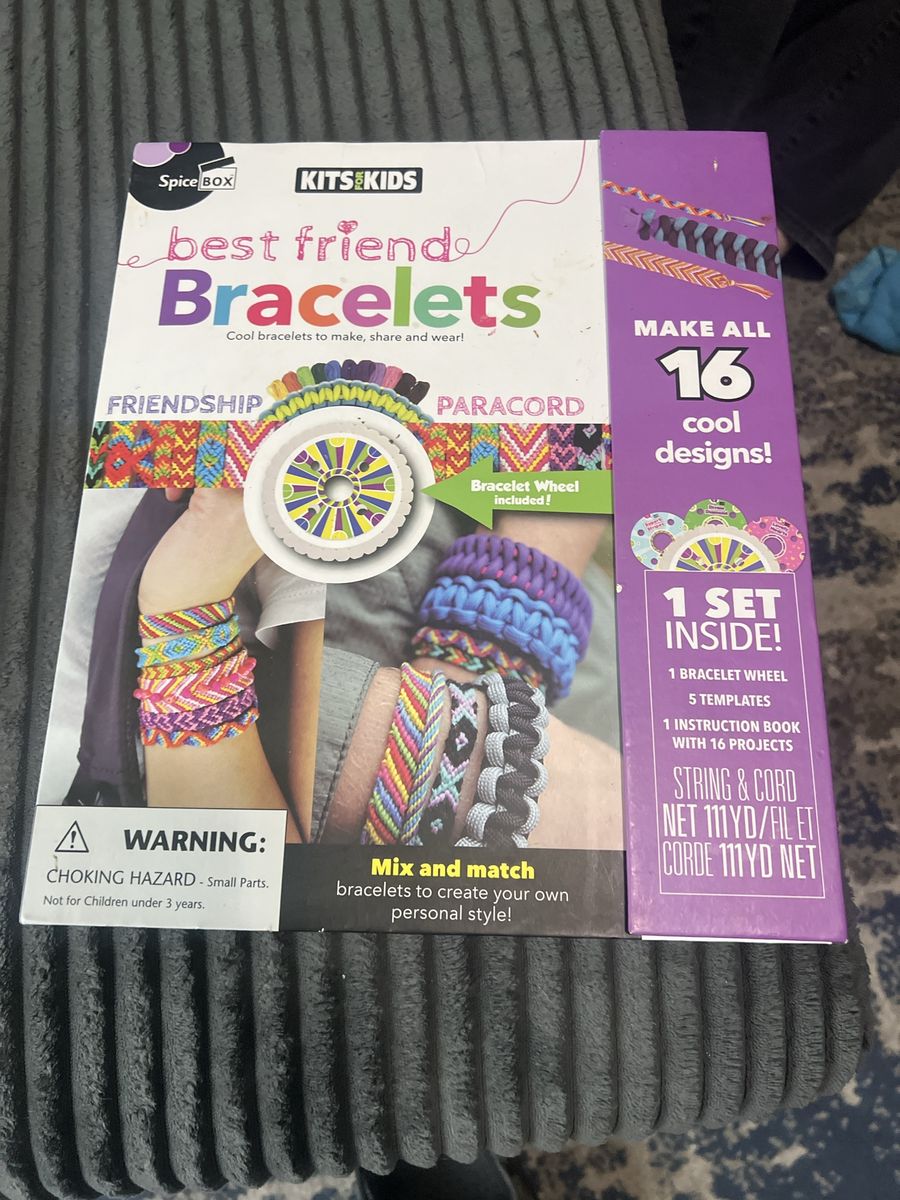 Spice Box Kits for Kids Best Friend Bracelets Craft Kit