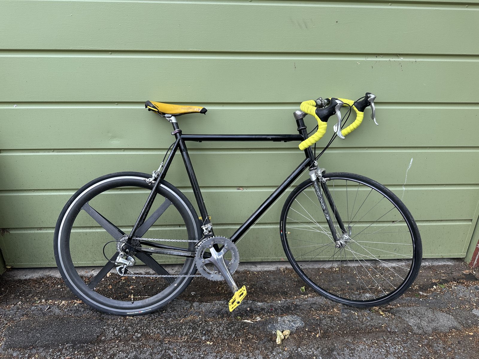 Seven Cycles USA Road Bike Dura-Ace Carbon Wheel Wound Up Fork