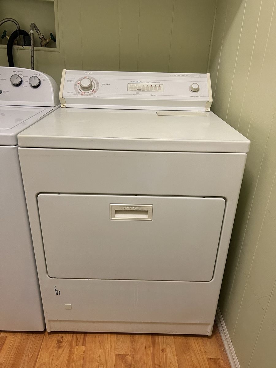 Whirlpool Ultimate Care Heavy Duty Electric Dryer - White