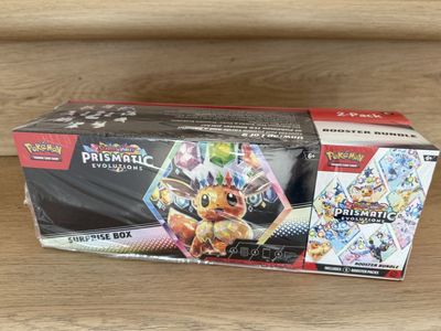Prismatic Evolutions Surprise Box and Booster Bundle