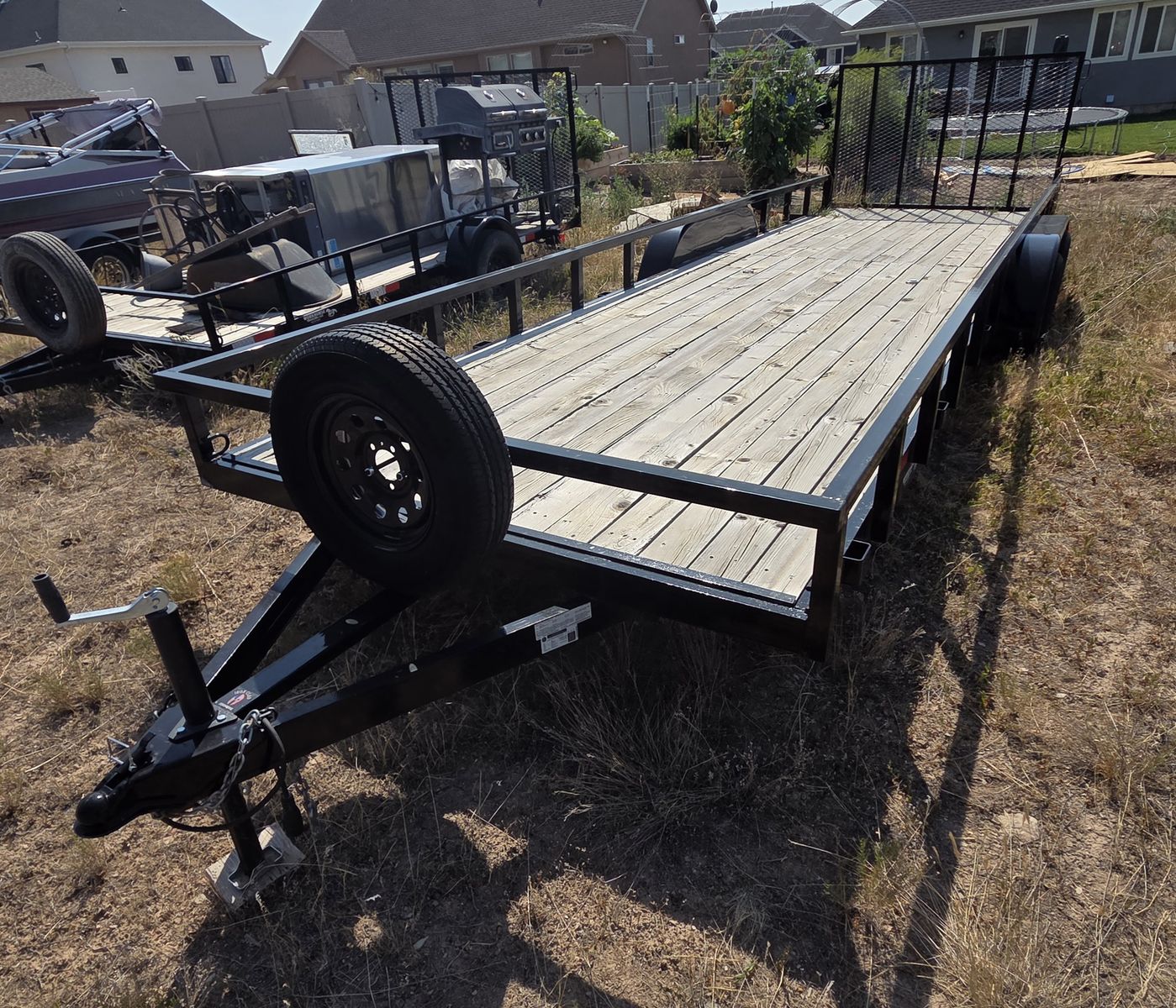 2022 7'x24' dual axle 7000lb Utility Trailer