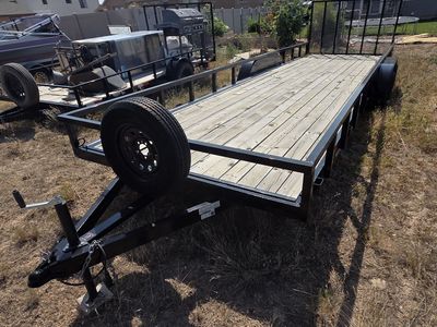 2022 7'x24' dual axle 7000lb Utility Trailer