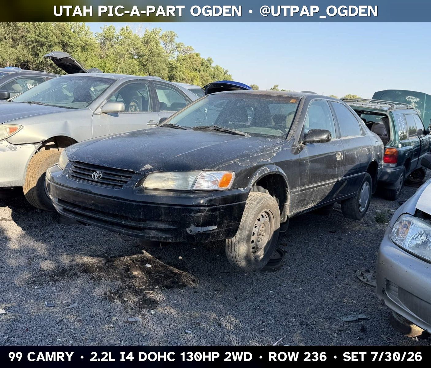 Just In! 1999 Toyota Camry Parts - UTPAP Ogden