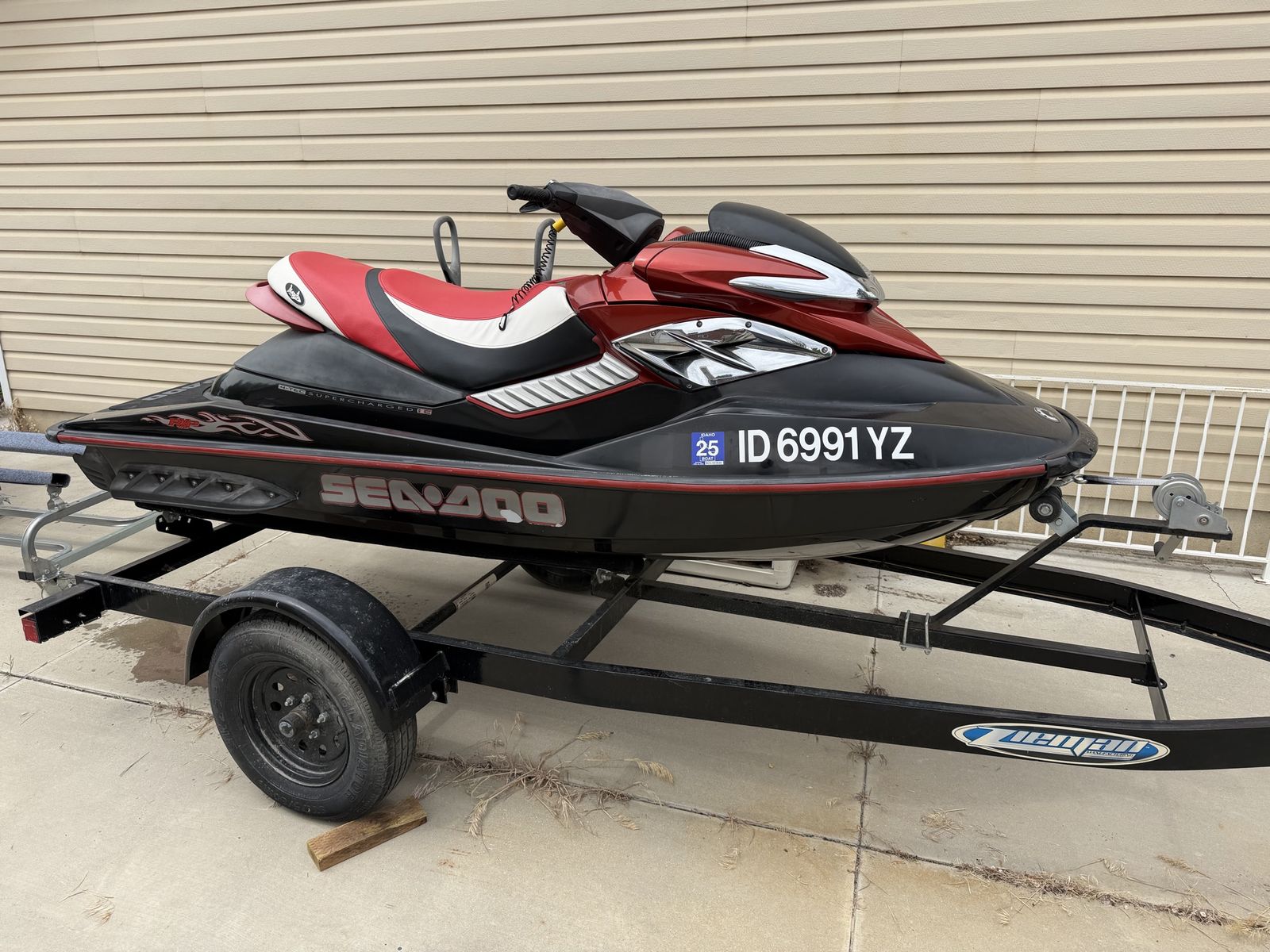 2006 Seadoo RXP with trailer