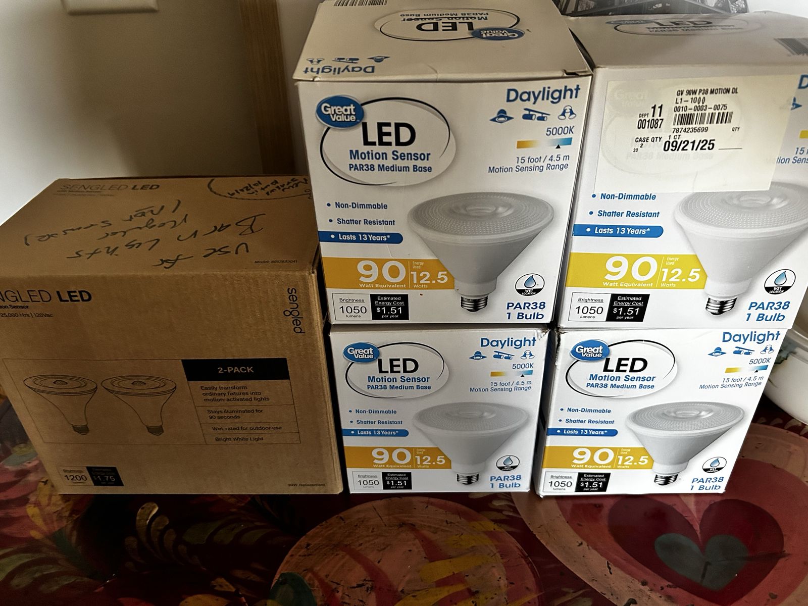Not motion censored - but new outdoor flood lights