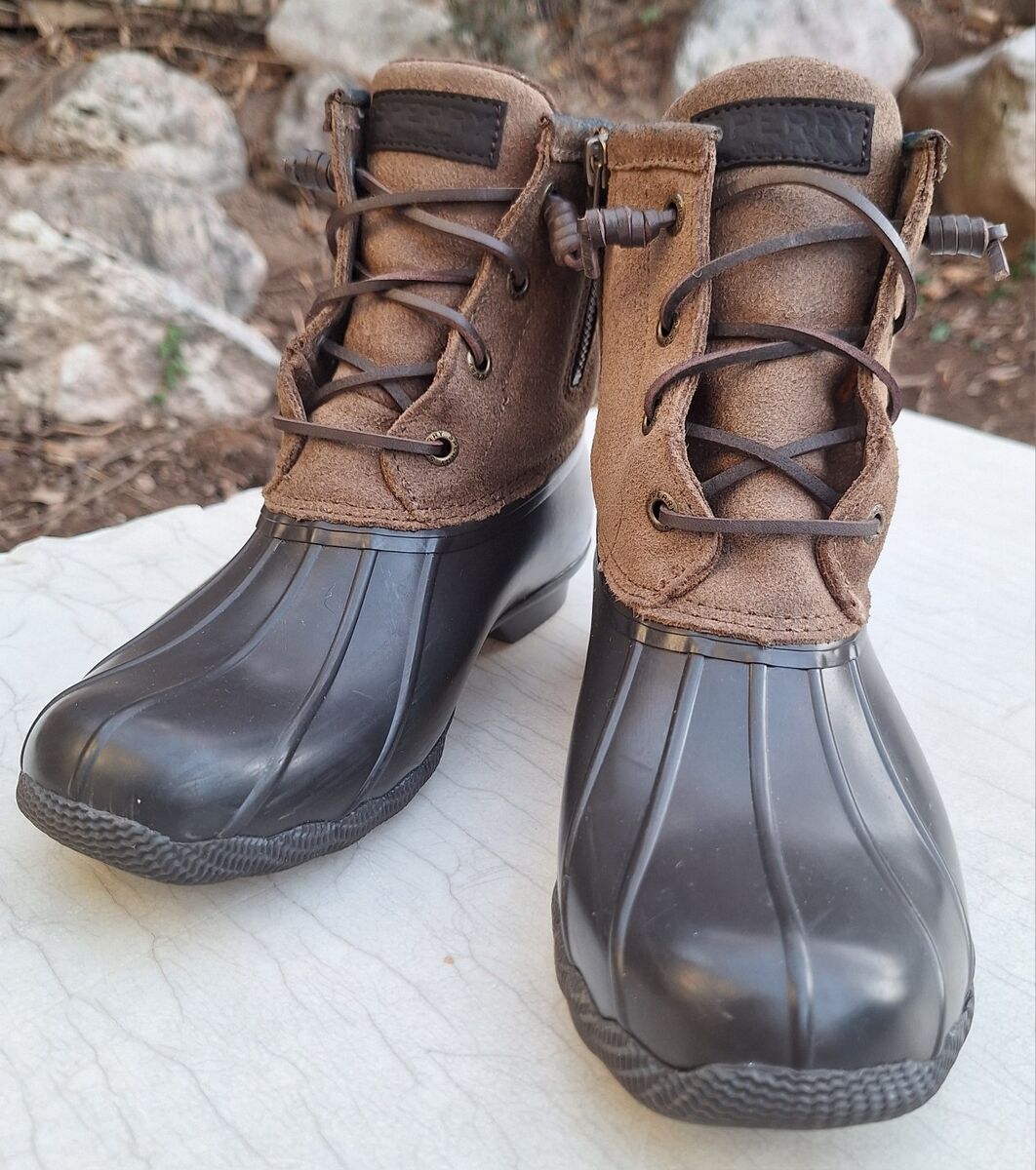 Womens Sperry Saltwater Duck Boots US-Size 6.5