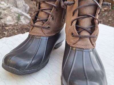 Womens Sperry Saltwater Duck Boots US-Size 6.5