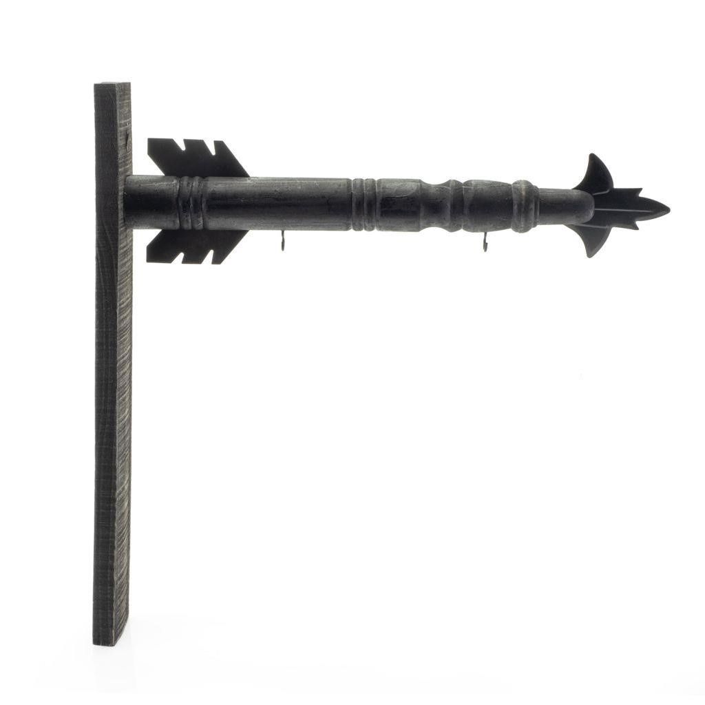 Jorge Perez 17.5" Black Wood Arrow Holder
