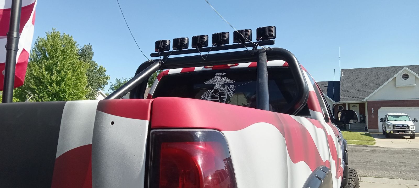 Double Roll bar with lights