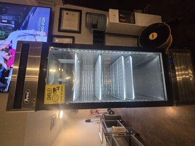 Atosa MCF8705GR Single Glass Door Refrigerator