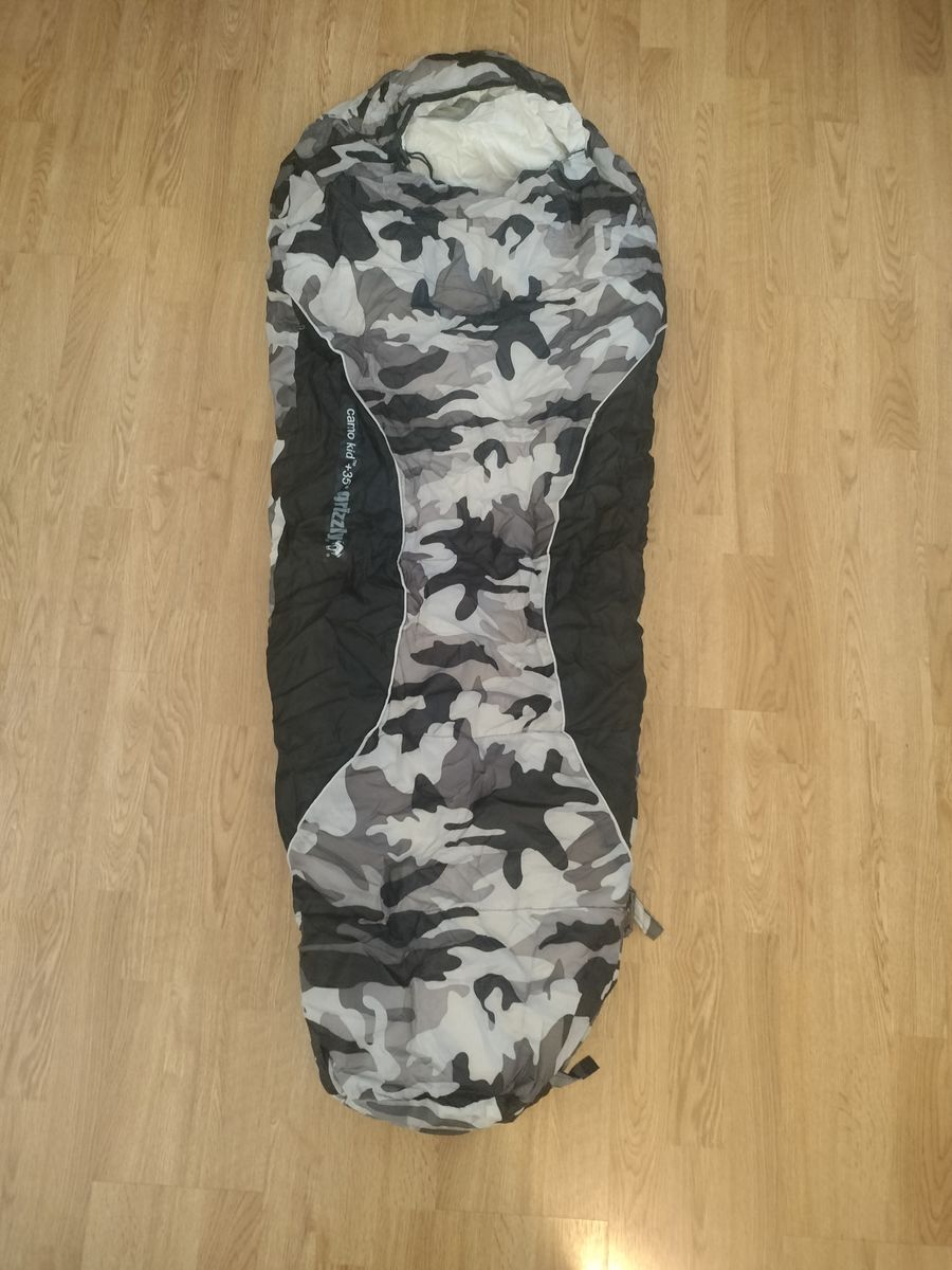 Grizzly Camo Kid +35° Sleeping Bag - 63" x 26" x 18"