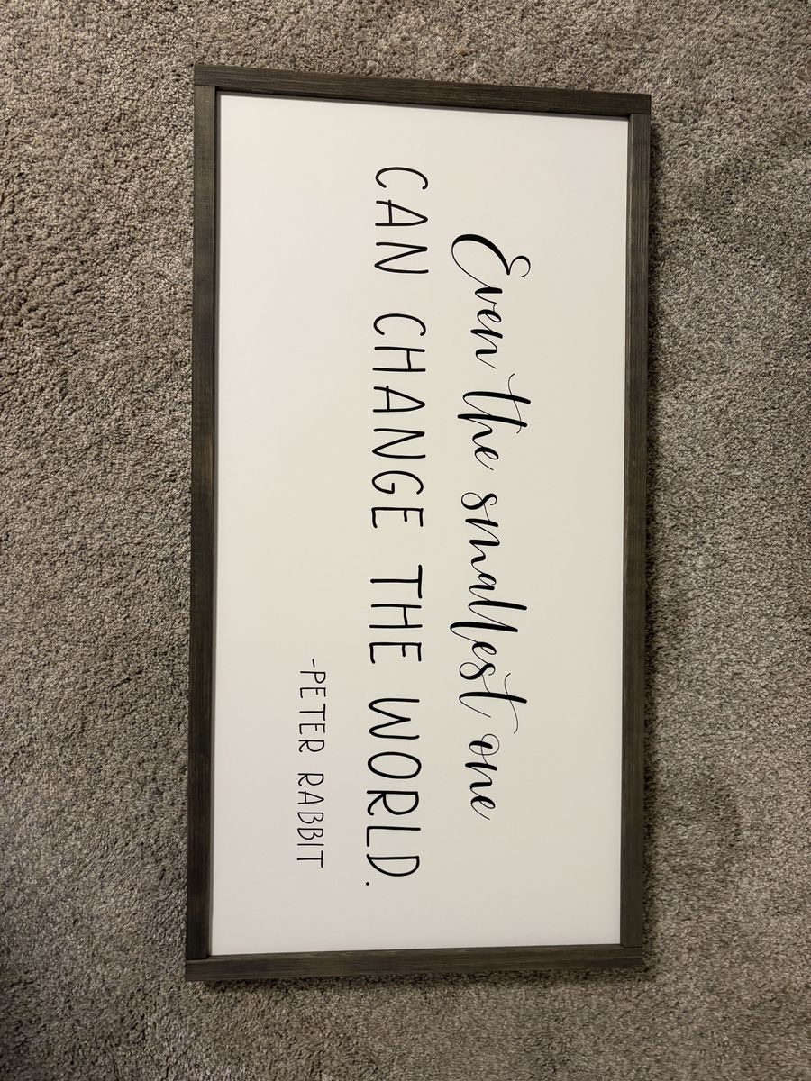 Nursery or Little kid wall decor - sign