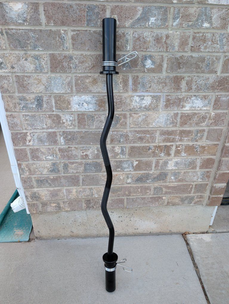 New Curl Bar for 2in Plates with Spring Collars