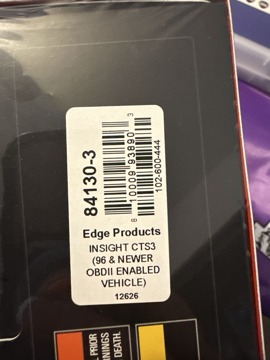 Edge Products Insight CTS3 Digital Gauge Monitor for 1996+ OBDII Enabled Vehicles 84130-3