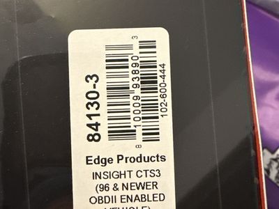 Edge Products Insight CTS3 Digital Gauge Monitor for 1996+ OBDII Enabled Vehicles 84130-3