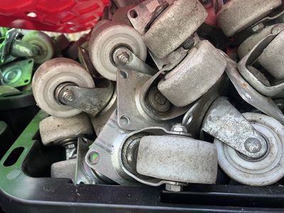 4 for $2 / Lot of Used Swivel Plate Casters - Assorted Conditions