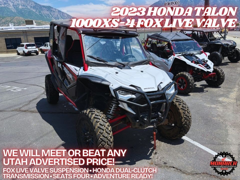 Pre-Owned 2023 Honda Talon 1000XS-4 FOX Live Valve | Only 1,999 Miles | On Sale for $17,995