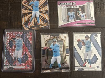 Cam Ward 2025 Panini Football Rookie Card Lot - Revolution, Absolute, Select, Mosaic