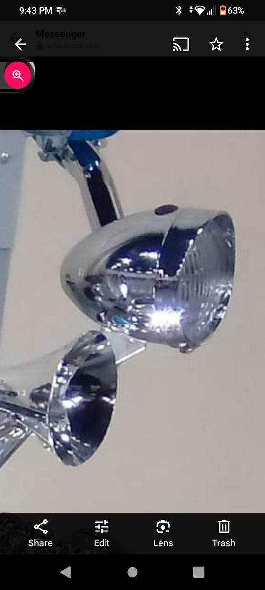 Lowrider bike or Beach cruiser style LED bullet lights