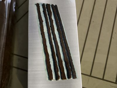 % Tire Repair Boot Tru-Flate 15-281 7 Inch Heavy Duty String 30 pack Brown