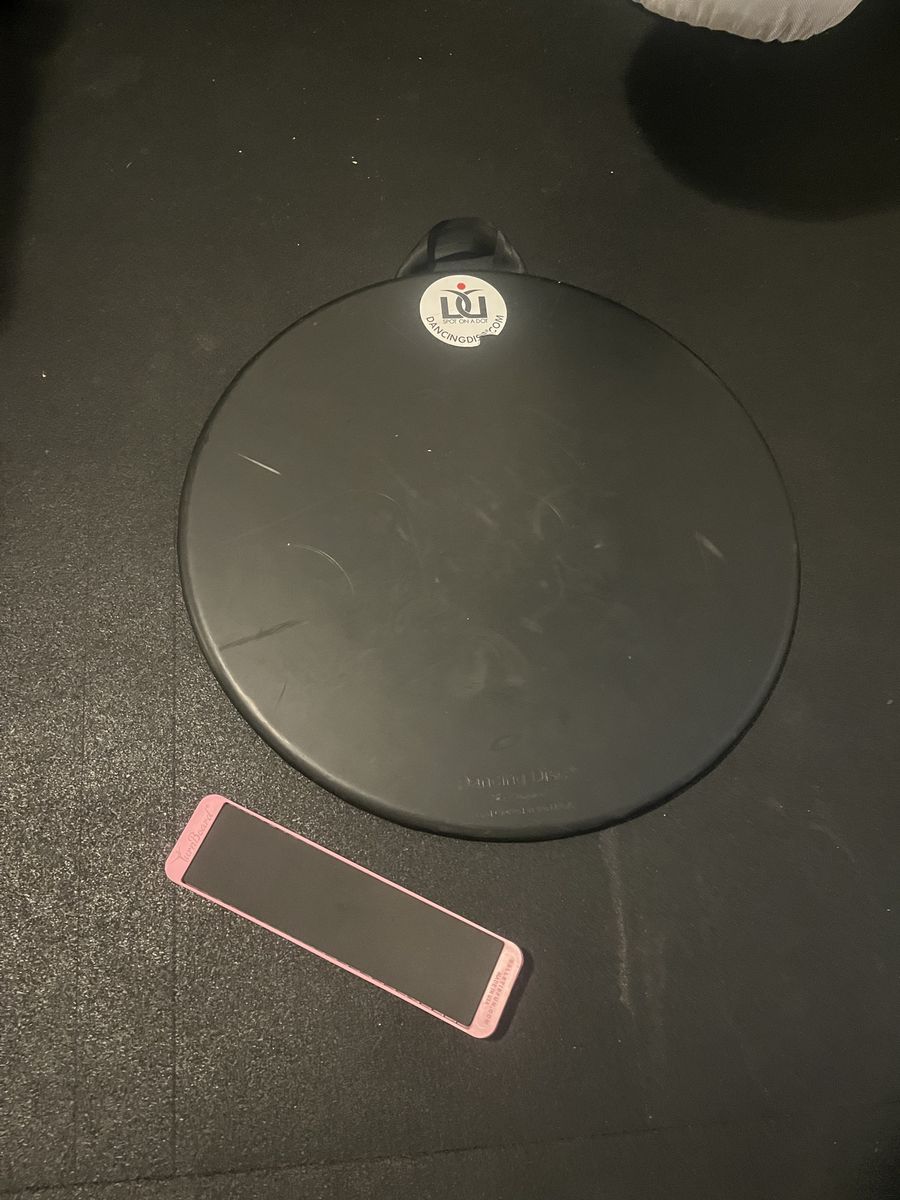 Spot On A Dot Dancing Disc and Pink TurnBoard Dance Training Tools